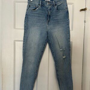 Pistola Light Wash Lightly Distressed Skinny Jeans Size 29